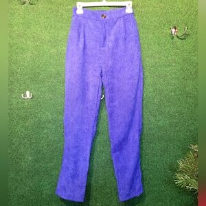 927 Zenana Vibrant Blue Corduroy Pants